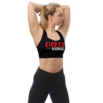 Longline sports bra - Fierce Mama