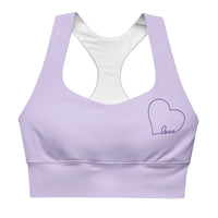 Longline Sports Bra - Love