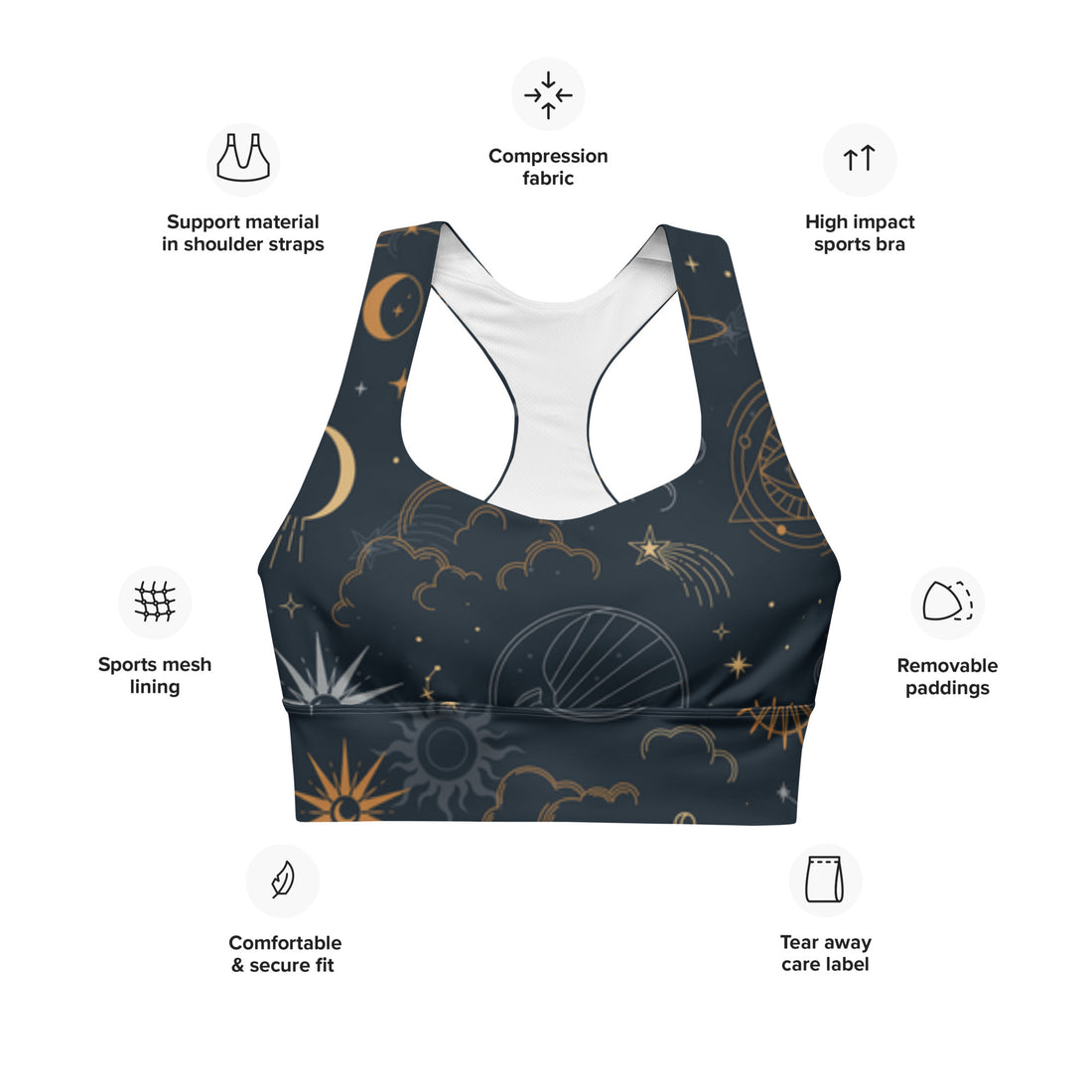 Sports Bra - Cosmos