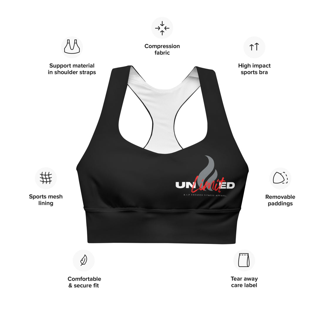 Longline Sports Bra - UnLIMITED