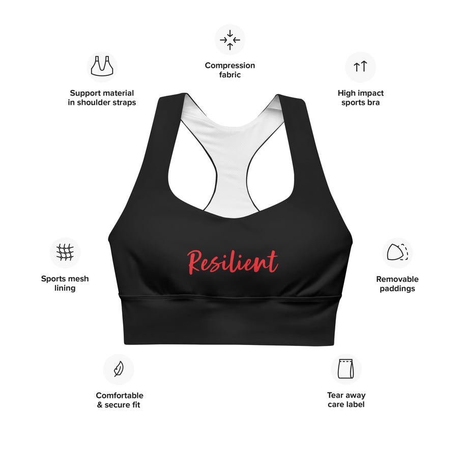 Longline Sports Bra - Resilient