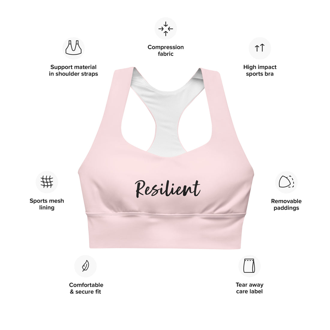 Longline Sports Bra - Resilient