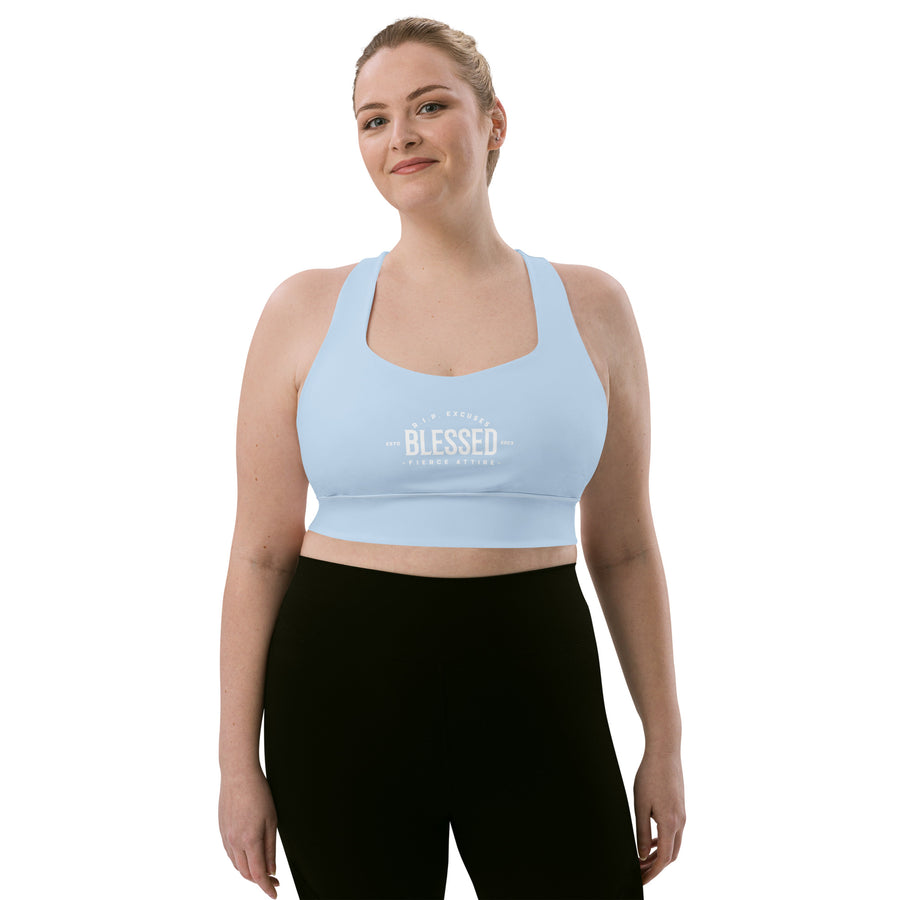 Longline Sports Bra - Blessed