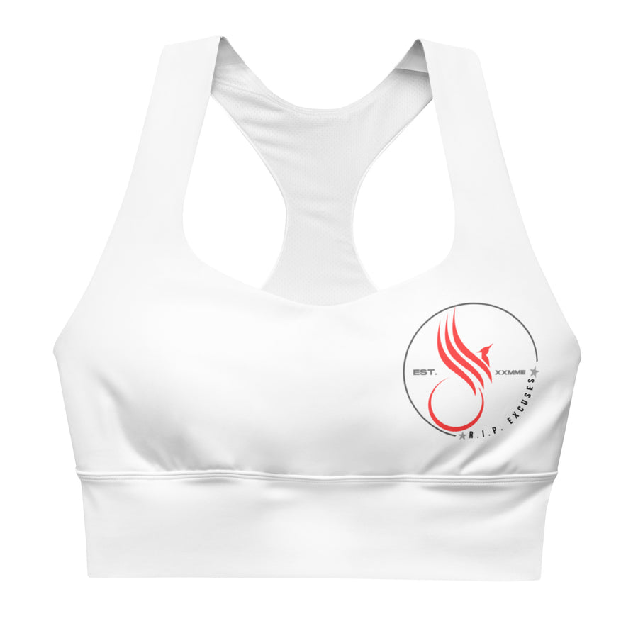 Longline Sports Bra - #RIP Excuses - Phoenix