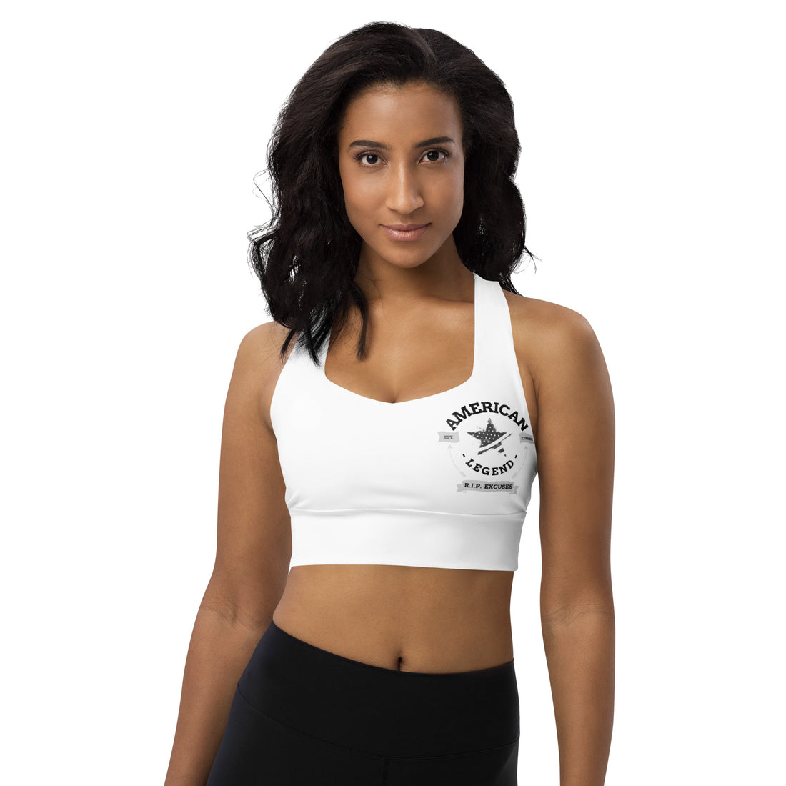 Longline Sports Bra - American Legend