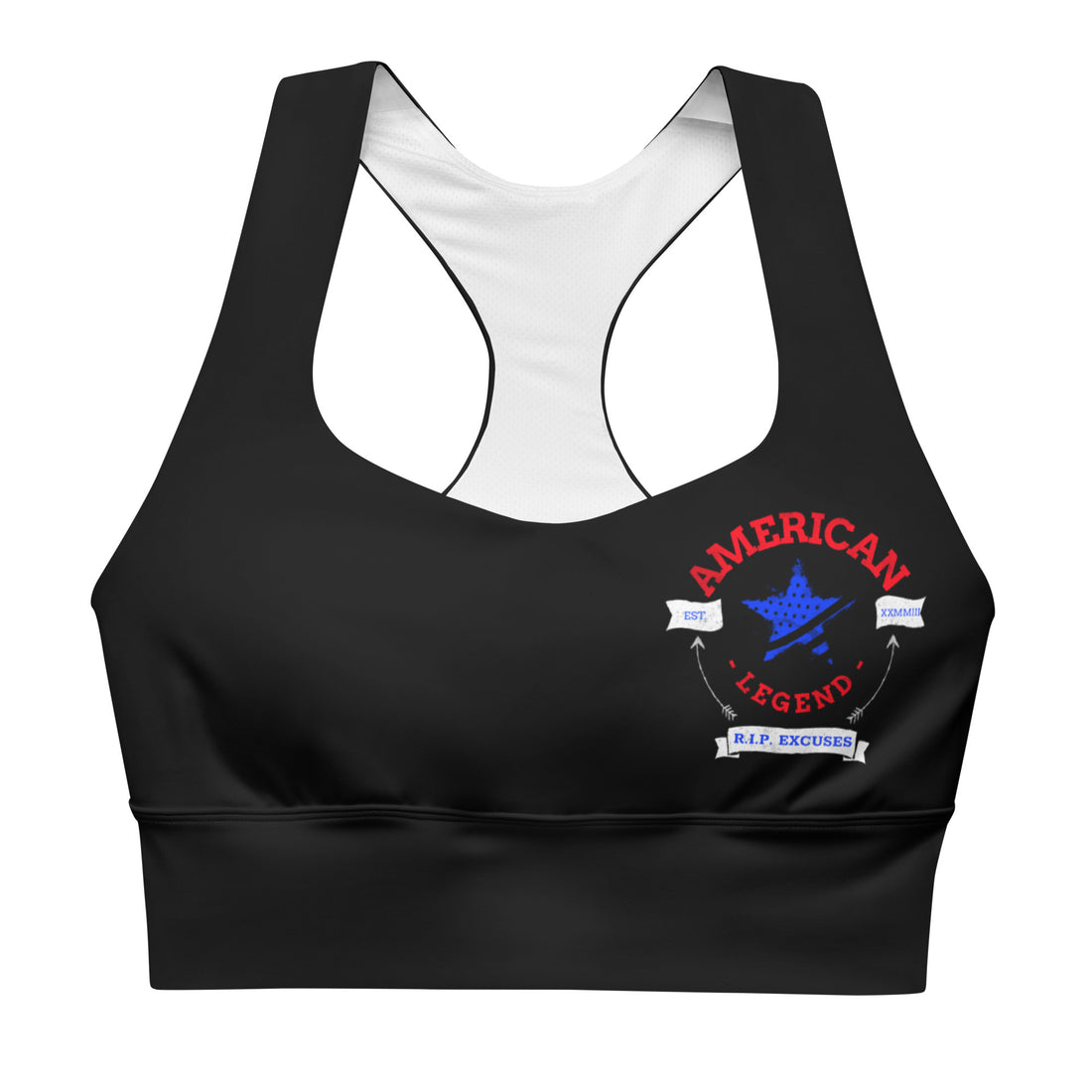 Longline Sports Bra - American Legend