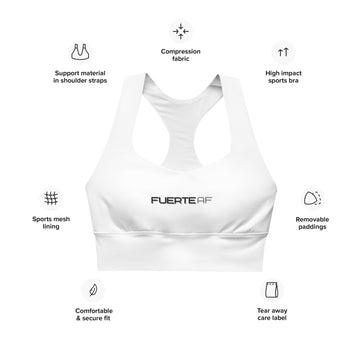 Longline Sports Bra - Fuerte AF