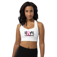 Longline Sports Bra - Hope is my Superpower