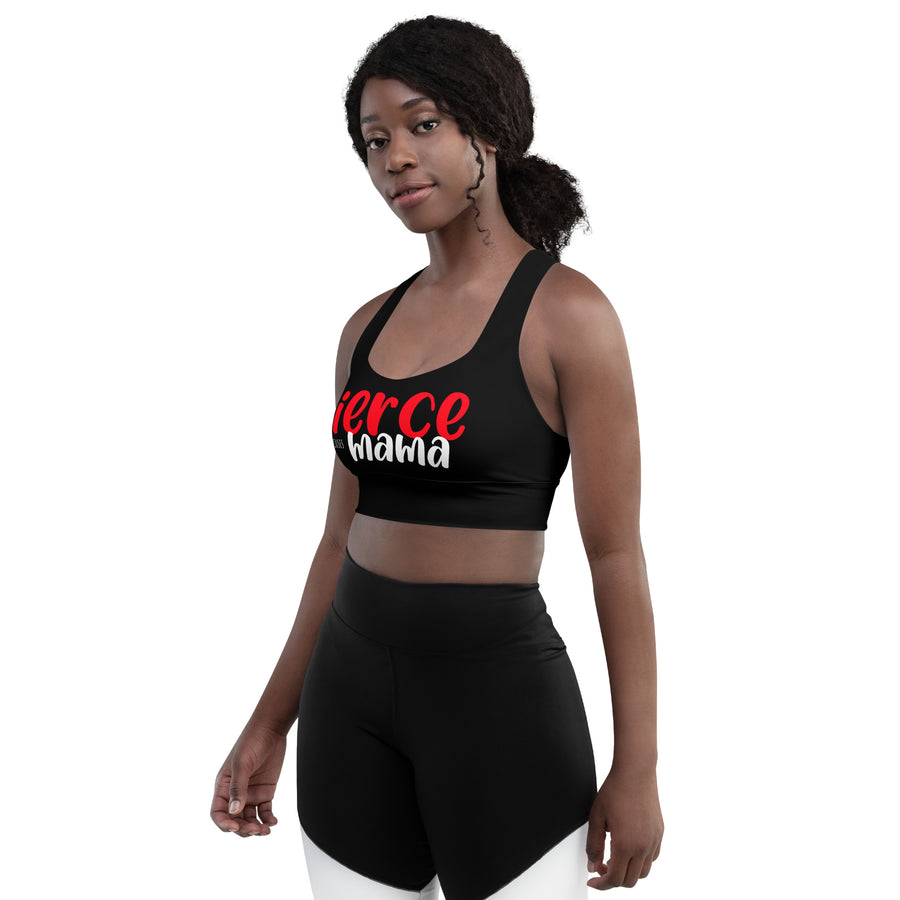 Longline sports bra - Fierce Mama