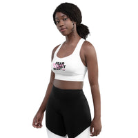 Longline Sports Bra - Fear-Limit-Relent_LESS