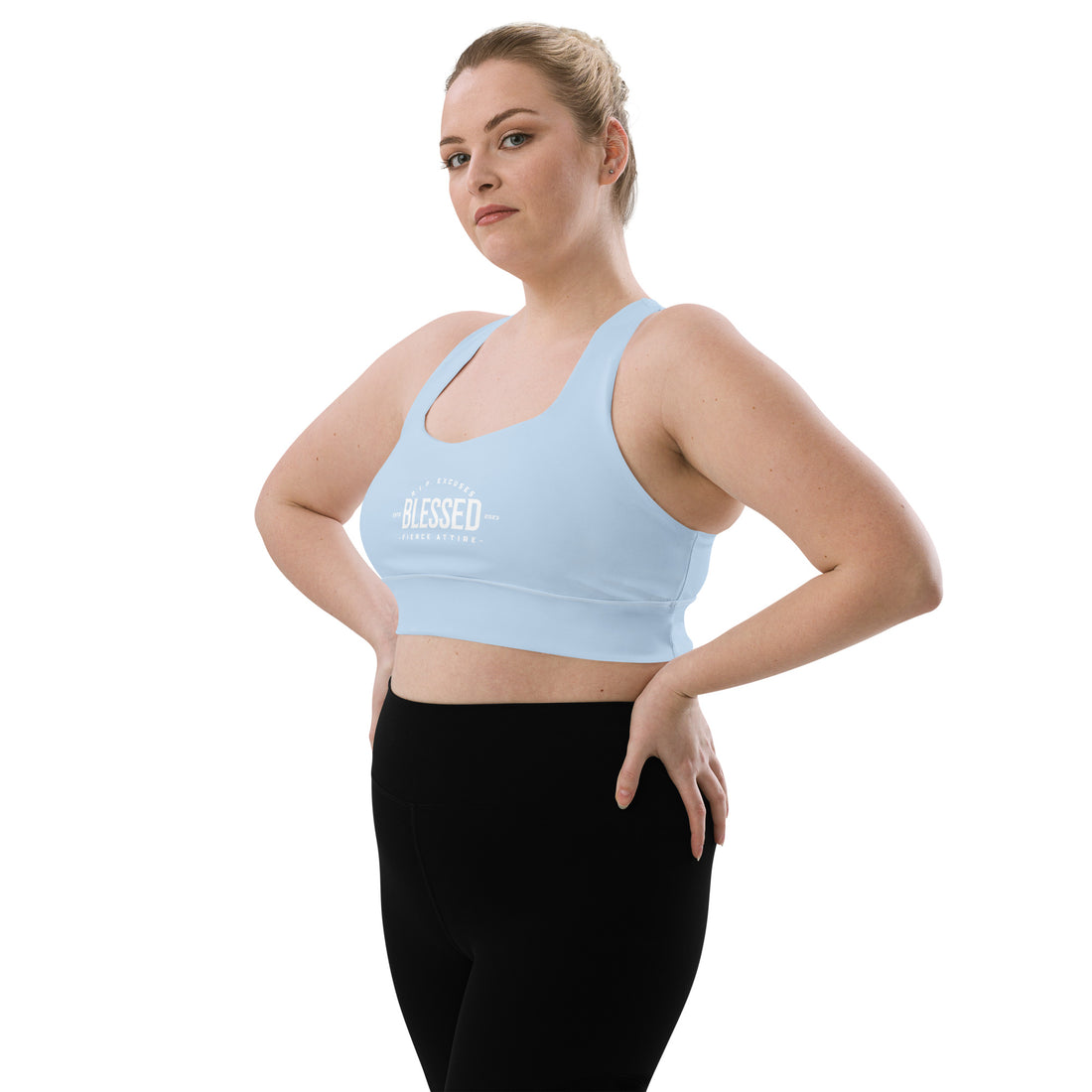 Longline Sports Bra - Blessed