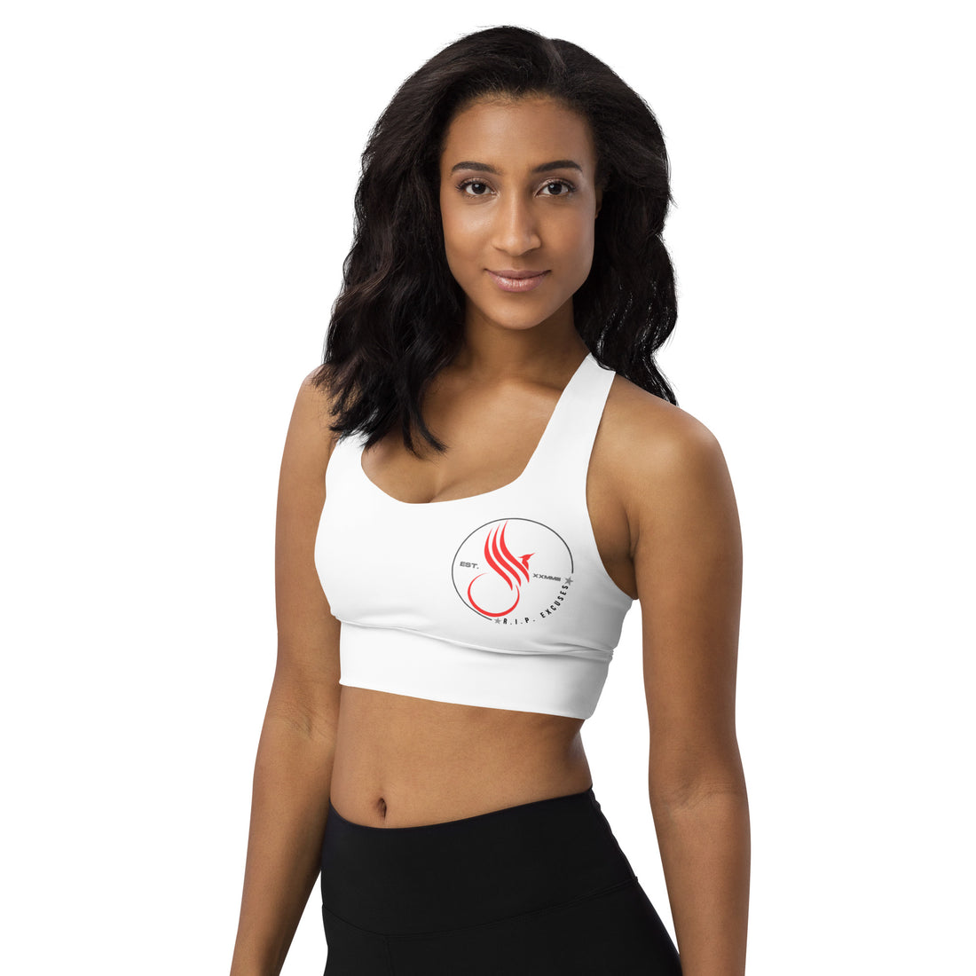 Longline Sports Bra - #RIP Excuses - Phoenix