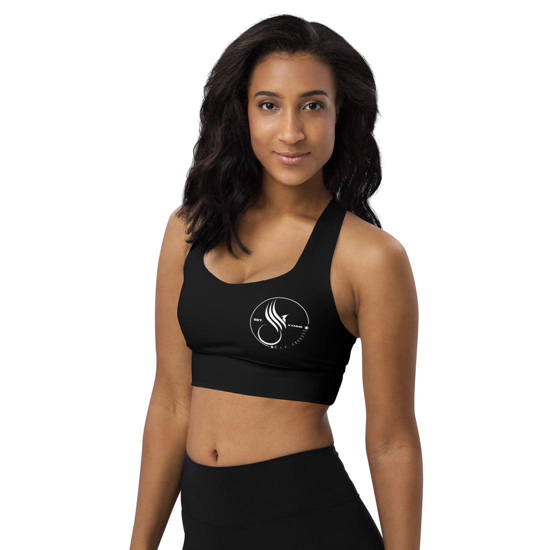 Longline Sports Bra - #RIP Excuses - Phoenix