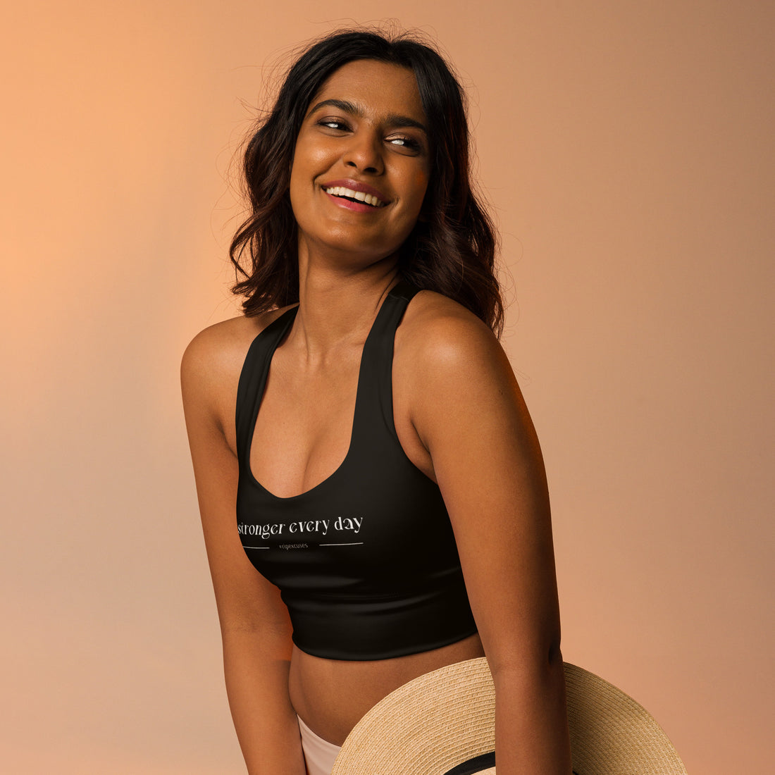 Longline Sports Bra - Stronger Every Day