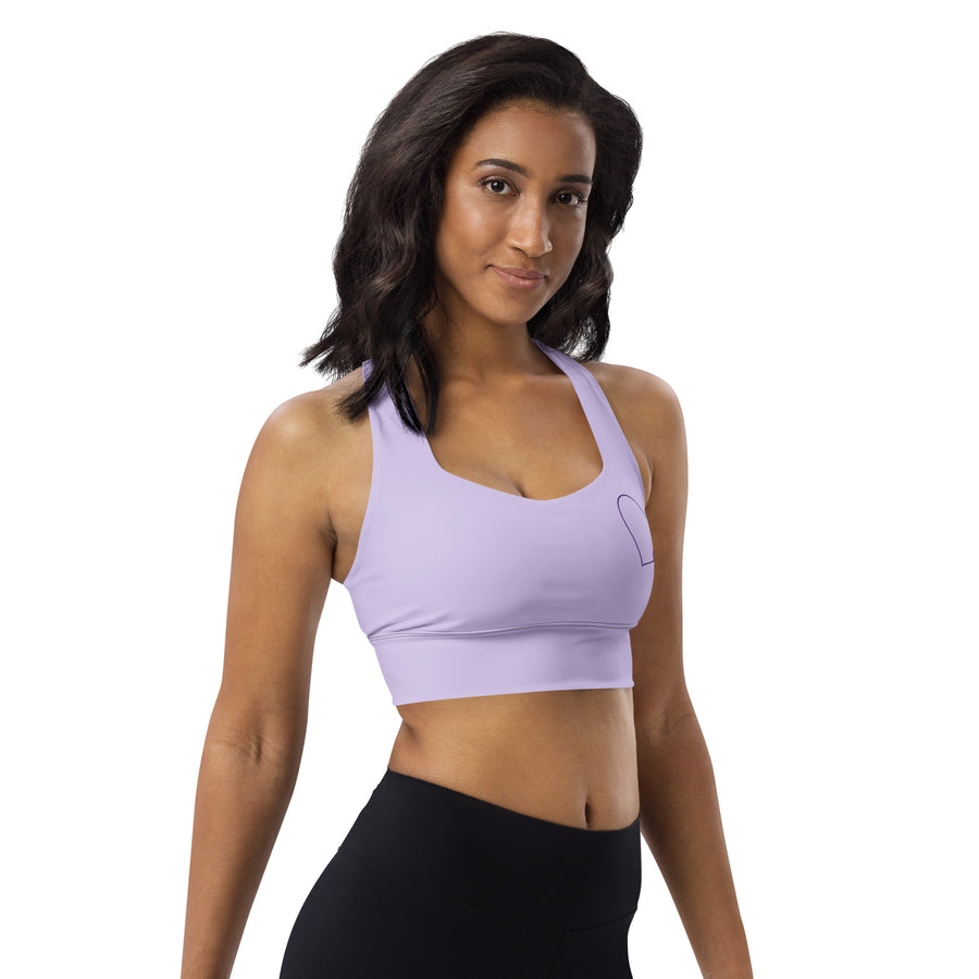 Longline Sports Bra - Love