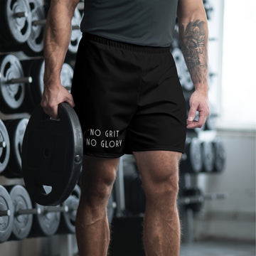 Men's Athletic Shorts - No Grit No Glory