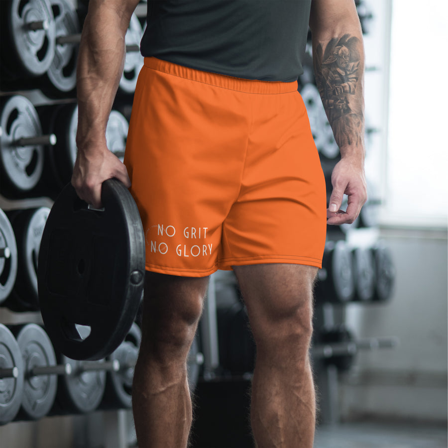 Men's Athletic Shorts - No Grit No Glory