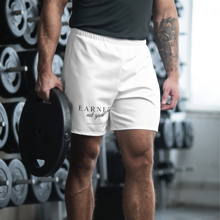 Men's Athletic Shorts - Earned Not Given