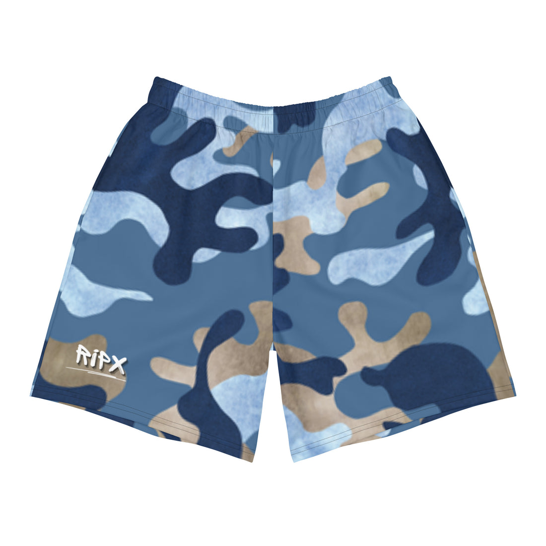 Men's Athletic Shorts - RIPX Blue Camo