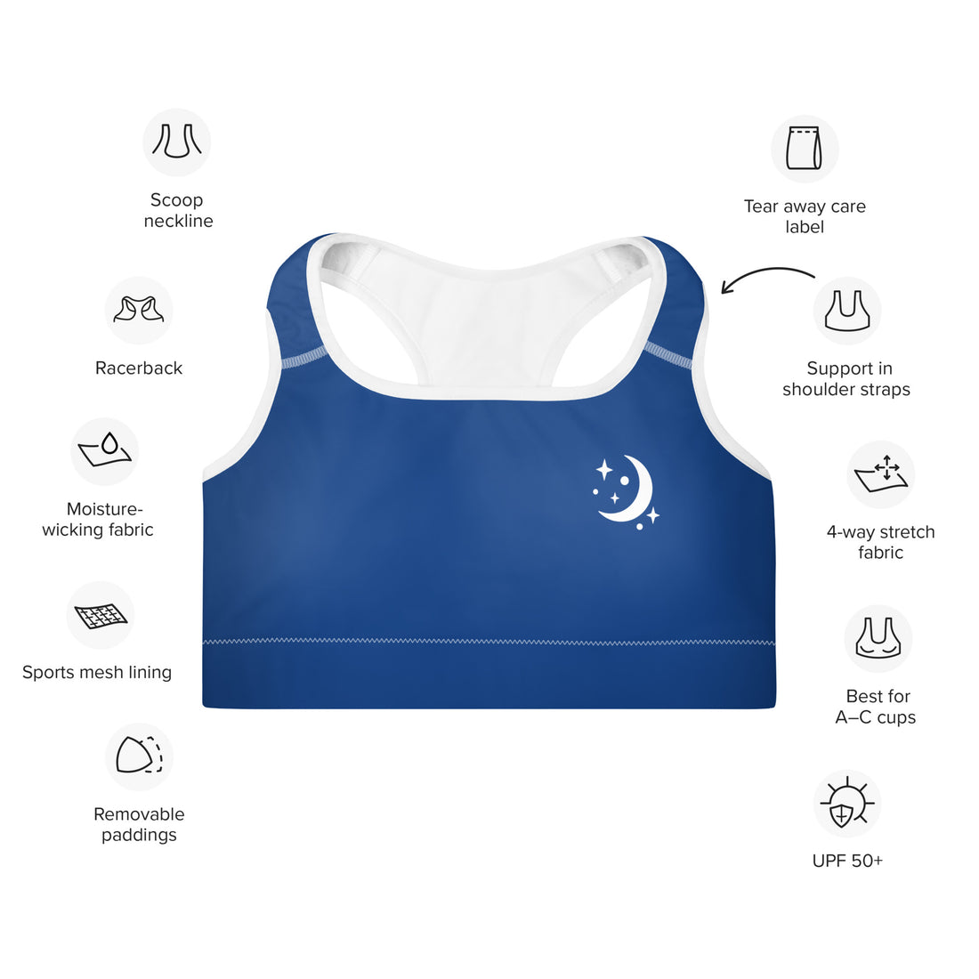 Sports Bra - Moonlight