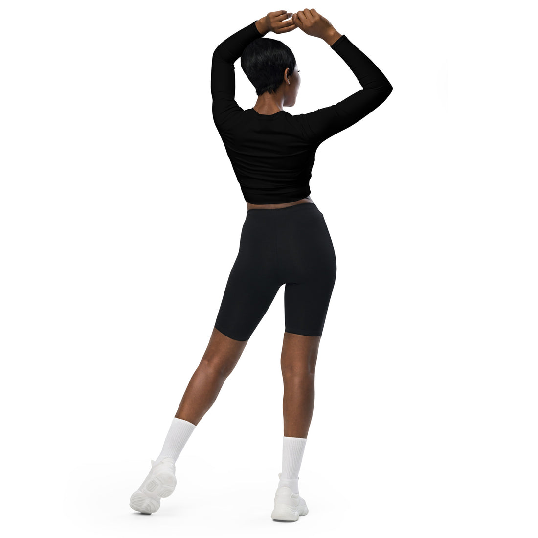 Long Sleeve Crop Top - Break Barriers, Exceed Limits