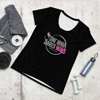 Women's Athletic Tee - She Who Dares