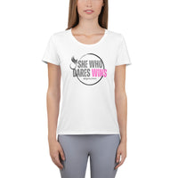 Women's Athletic Tee - She Who Dares