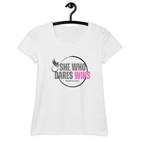 Women's Athletic Tee - She Who Dares