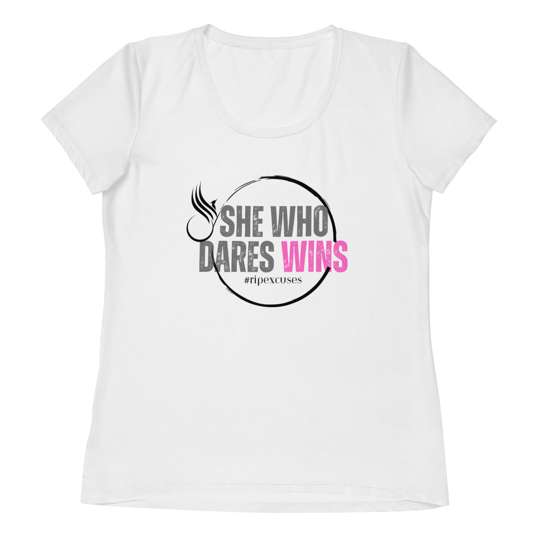 Women's Athletic Tee - She Who Dares