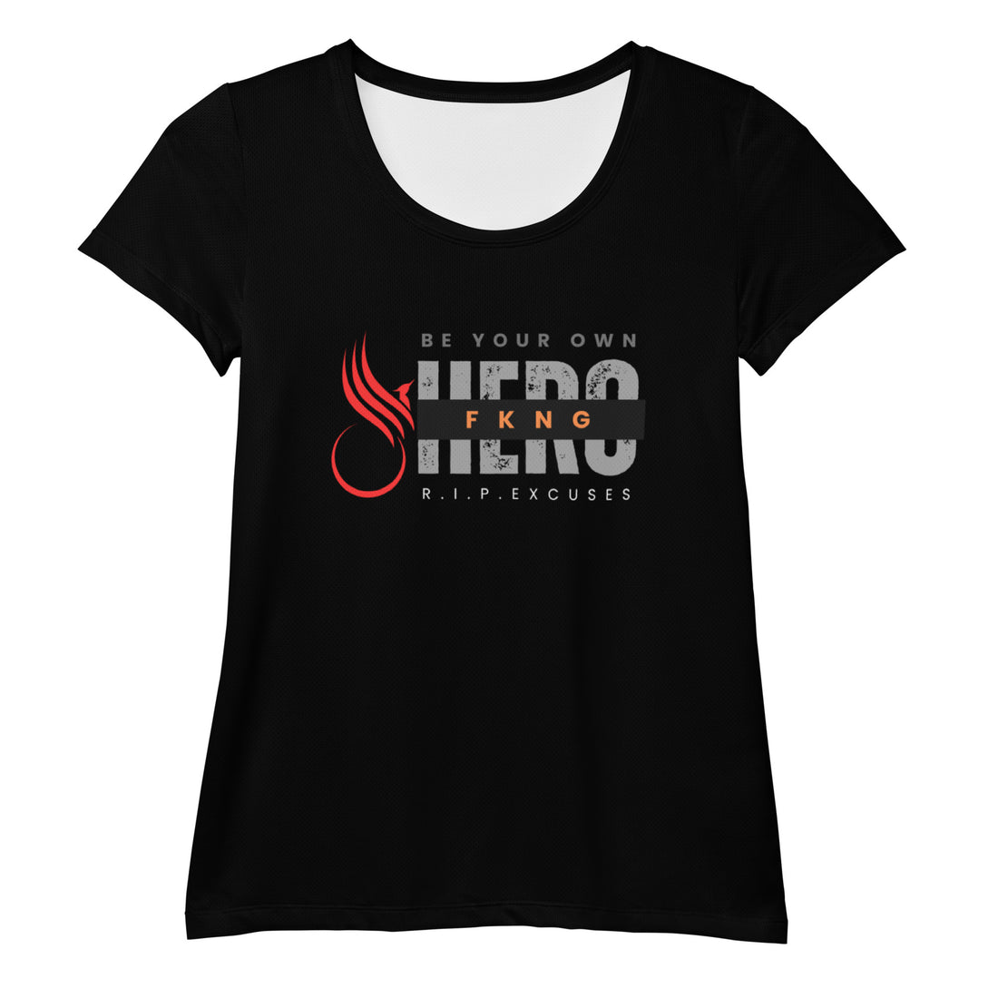 Women's Athletic Tee - Be your own Hero