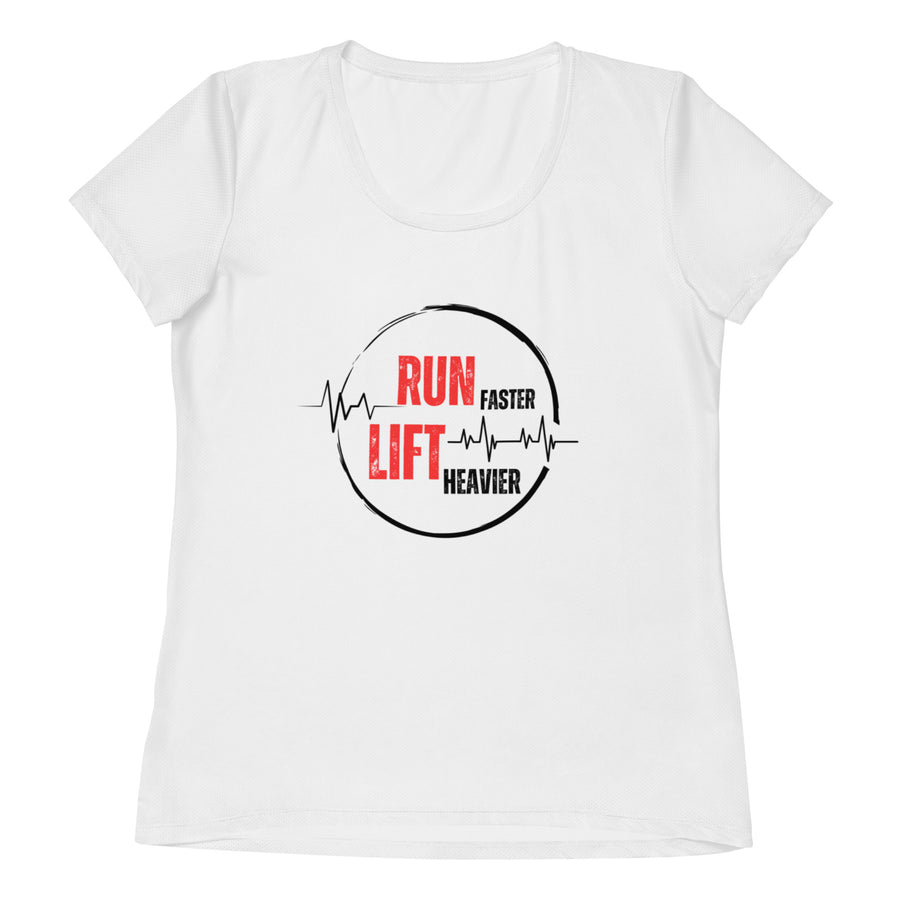 Women's Athletic Tee - Run Faster