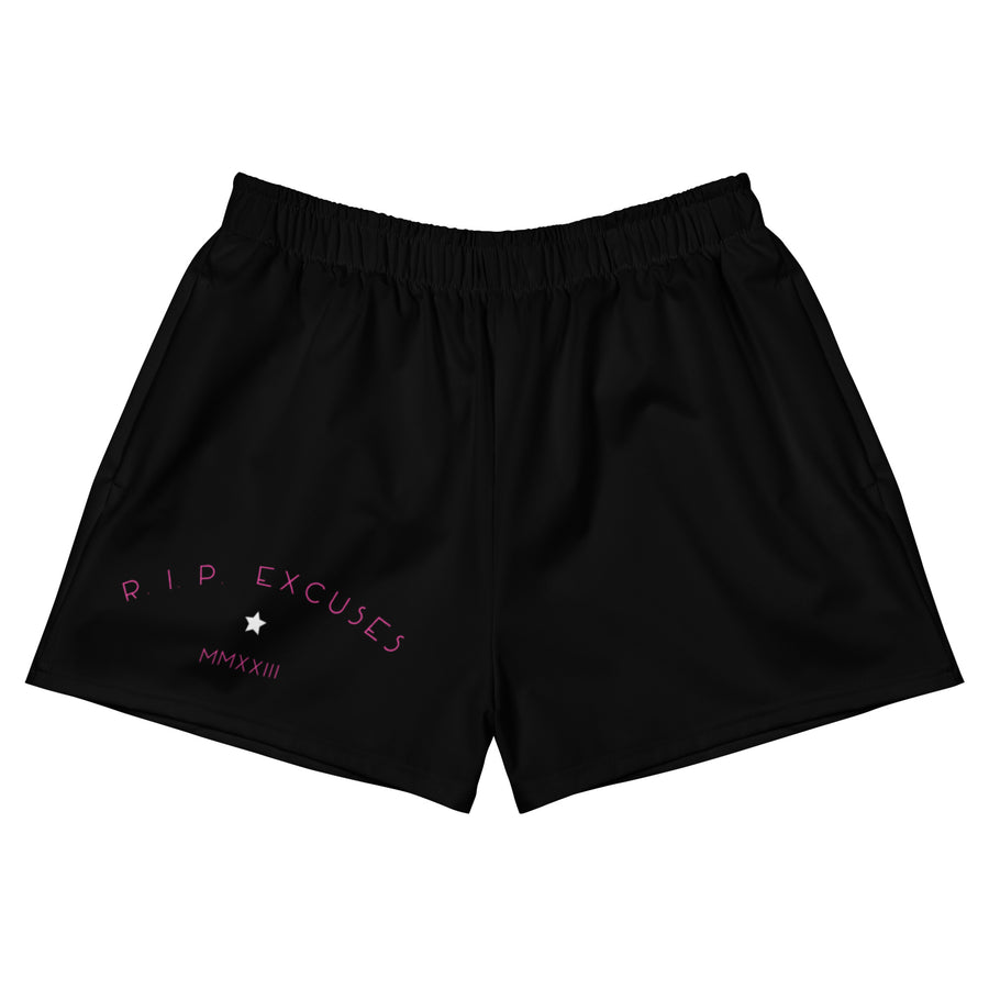 Women’s Athletic Shorts - Vintage #RIP Excuses