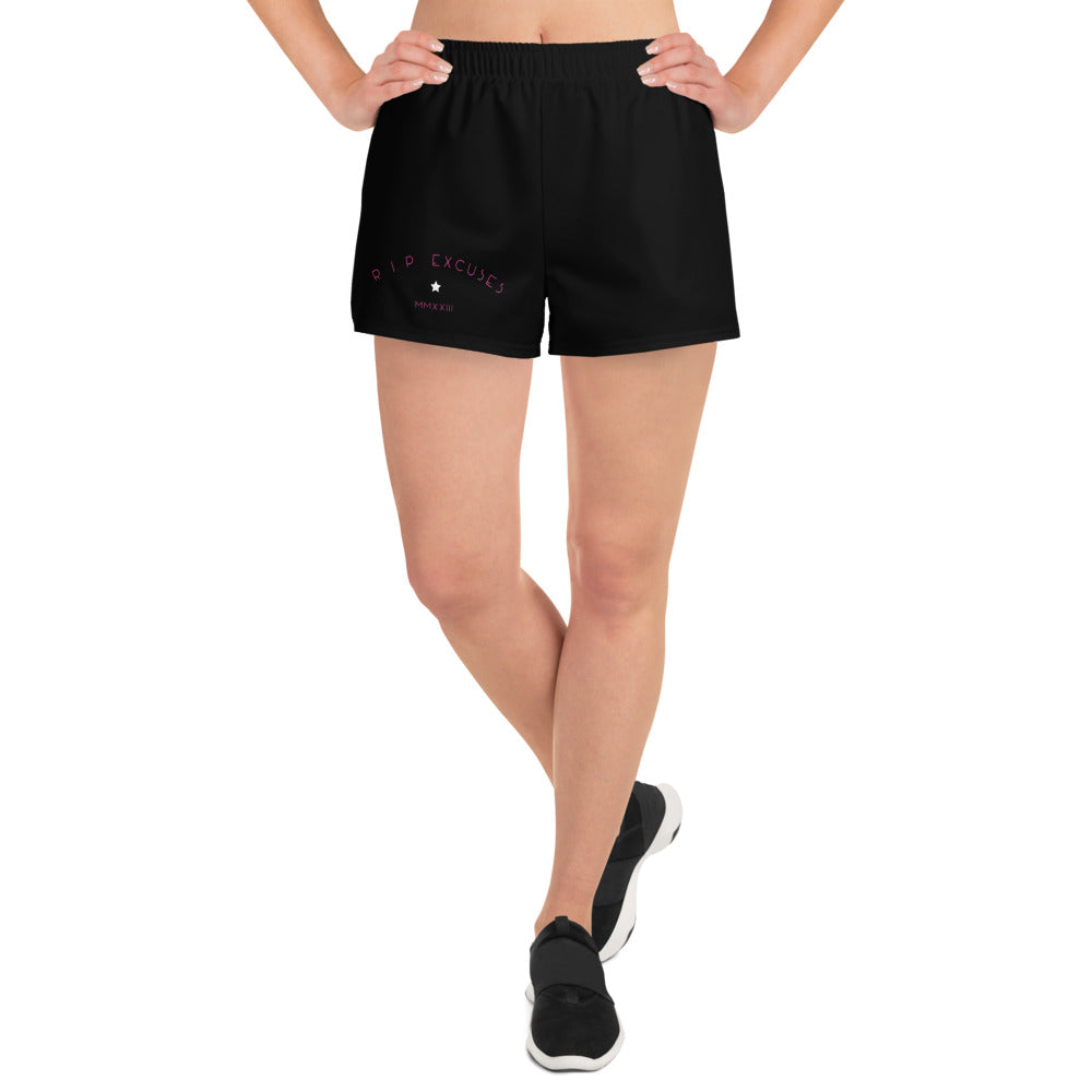 Women’s Athletic Shorts - Vintage #RIP Excuses