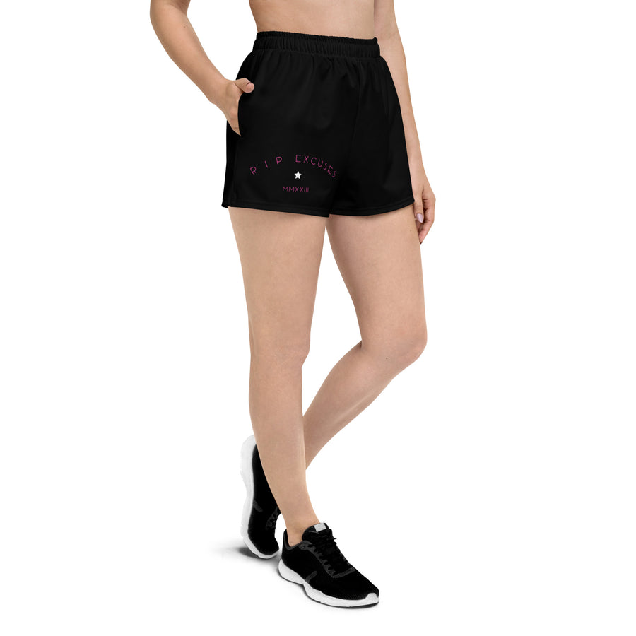 Women’s Athletic Shorts - Vintage #RIP Excuses