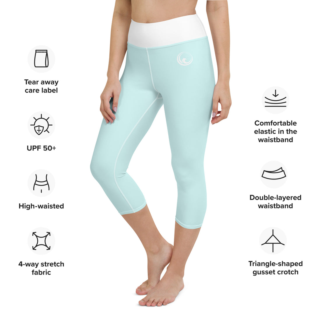 Yoga Capri Leggings - Phoenix Rising