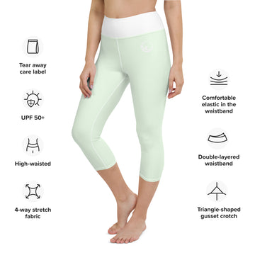 Yoga Capri Leggings - Phoenix Rising