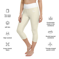 Yoga Capri Leggings - Phoenix Rising