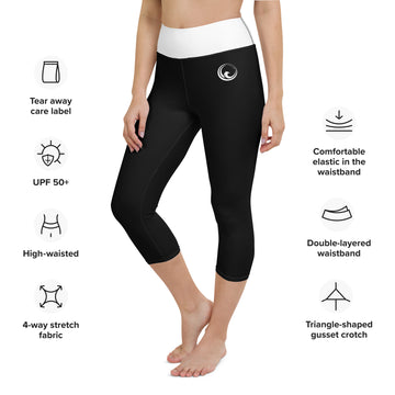 Yoga Capri Leggings - Phoenix Rising