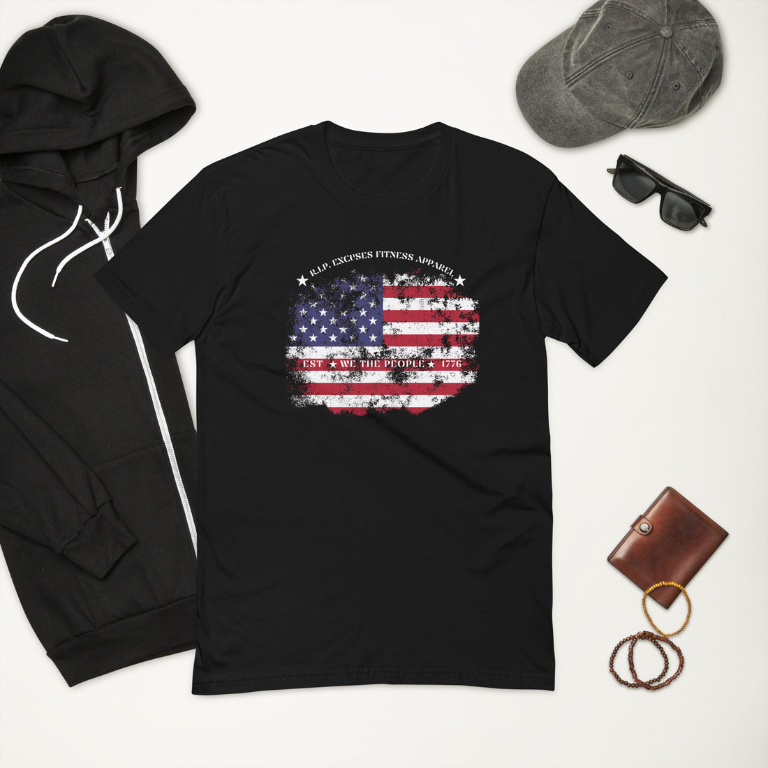 Men's Fitted Tee - Land of the Free