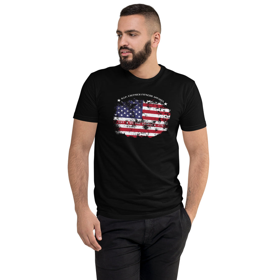 Men's Fitted Tee - Land of the Free