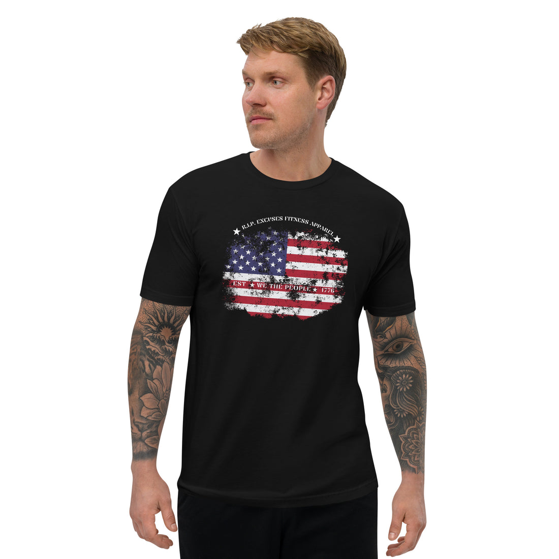 Men's Fitted Tee - Land of the Free