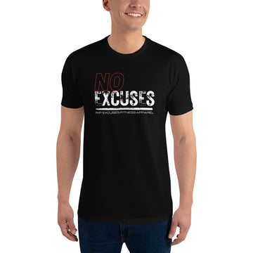 Men's Fitted Tee - No Excuses