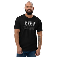 Men's Fitted Tee - Keep Fighting