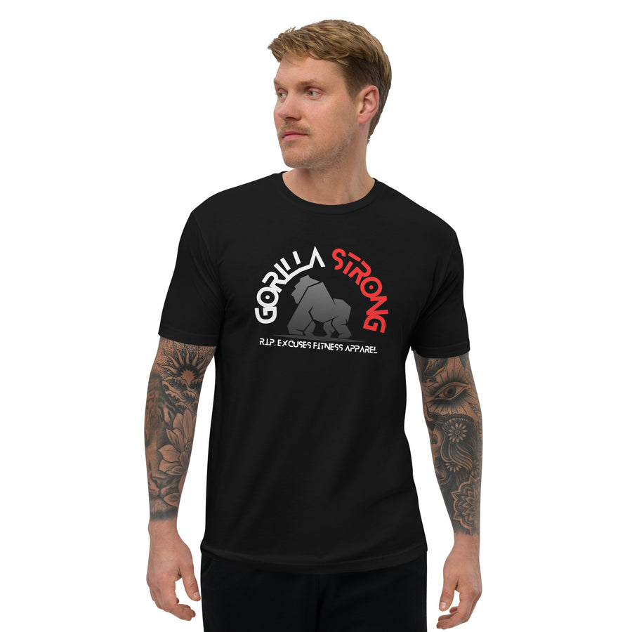 Men's Fitted Tee - Gorilla Strong