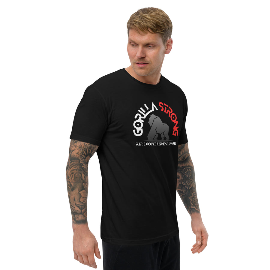 Men's Fitted Tee - Gorilla Strong