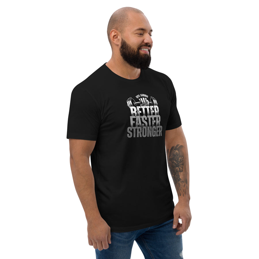 Men's Fitted Tee - BETTER, FASTER, STRONGER