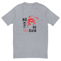 Men's Fitted Tee - No Pain No Gain