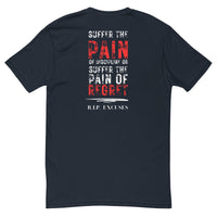 Men's Fitted Tee - Discipline (back print)