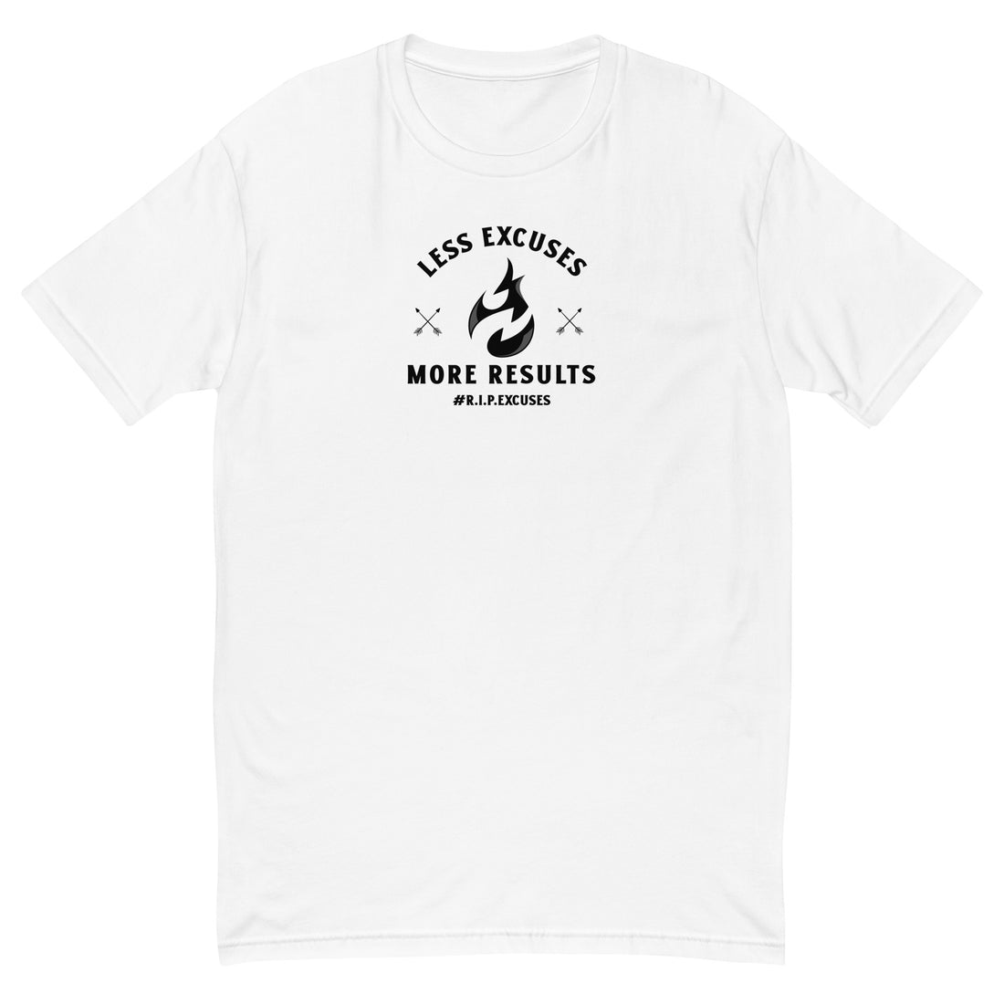 Men's Fitted Tee - Less Excuses