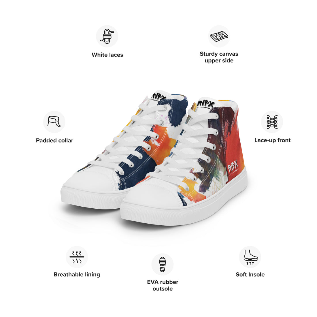 Men’s High Top Canvas Shoes - RIPX